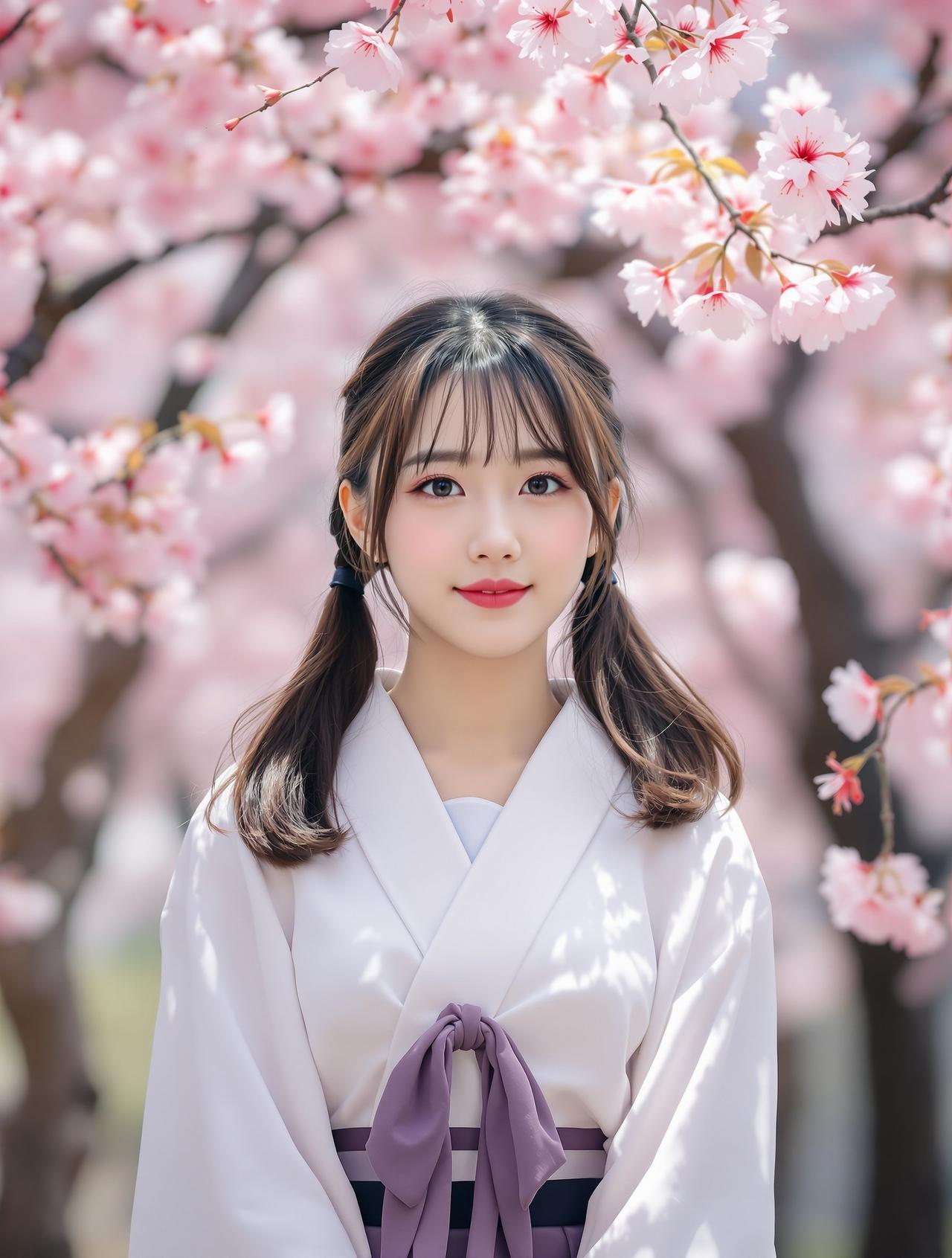 日系双马尾少女 · 樱花季